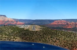 Aerial Photograph of Sedona Airport