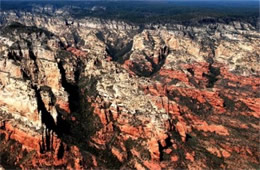 Aerial Photograph of Mogollon Rim at Sedona