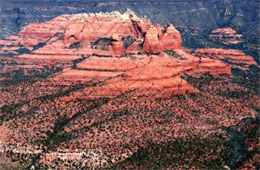 Aerial Photograph of Sedona Red Rock