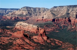 Aerial Photograph of Sedona Red Rock