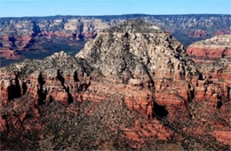 Aerial Photograph of Sedona Red Rock