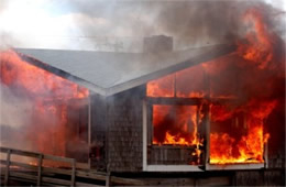 Beach House on Fire