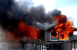 Beach House on Fire