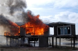 Beach House on Fire