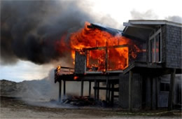 Beach House on Fire