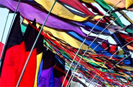 Banner Flags at Kite Festival in DC