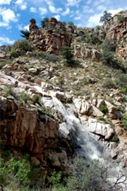 Arizona Hoodoos and Waterfall