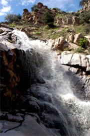 Arizona Hoodoos and Waterfall