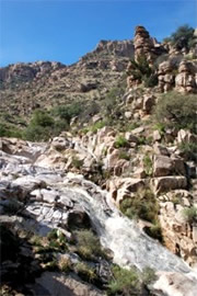 Arizona Hoodoos and Waterfall