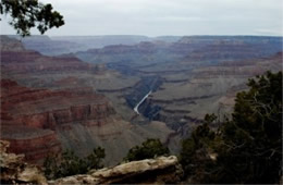 Colorado River from Grand Canyon Rim