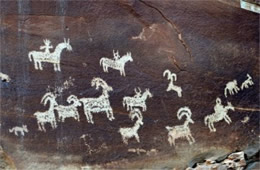 Ute Petroglyphs