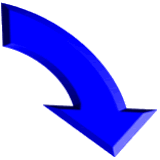 Blue Curved Arrow - Four Phase Cycle