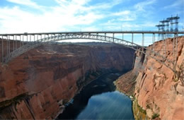 Colorado River at Glen Canyon Dam