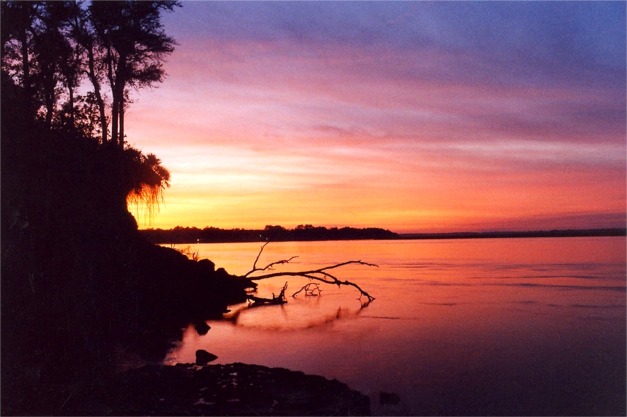 crooked river sunset