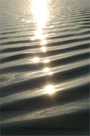 Sun Reflecting on Ripples