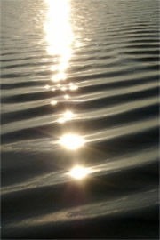 Sun Reflecting on Ripples