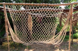 native american fishing net