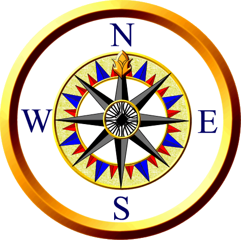 north compass