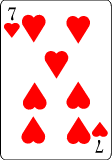 playing card seven