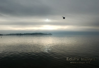 James River Early Morning Fog Desktop Wallpaper