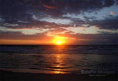 Atlantic Sunrise Desktop Image