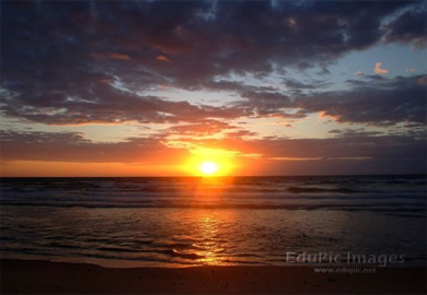 Atlantic Sunrise Desktop Image