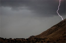 Lightning at Guadalupe Mountains National Park