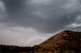 Lightning at Guadalupe Mountains National Park