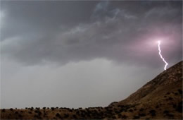 Lightning at Guadalupe Mountains National Park