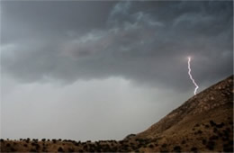 Lightning at Guadalupe Mountains National Park