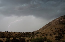 Lightning at Guadalupe Mountains National Park