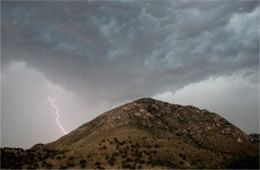 Lightning at Guadalupe Mountains National Park