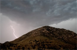 Lightning at Guadalupe Mountains National Park