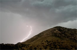 Lightning at Guadalupe Mountains National Park