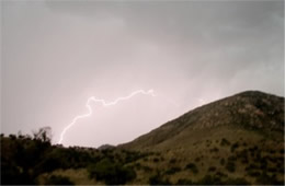 Lightning at Guadalupe Mountains National Park