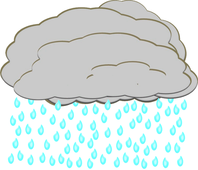 weather symbols rain. rain, precipitation, water